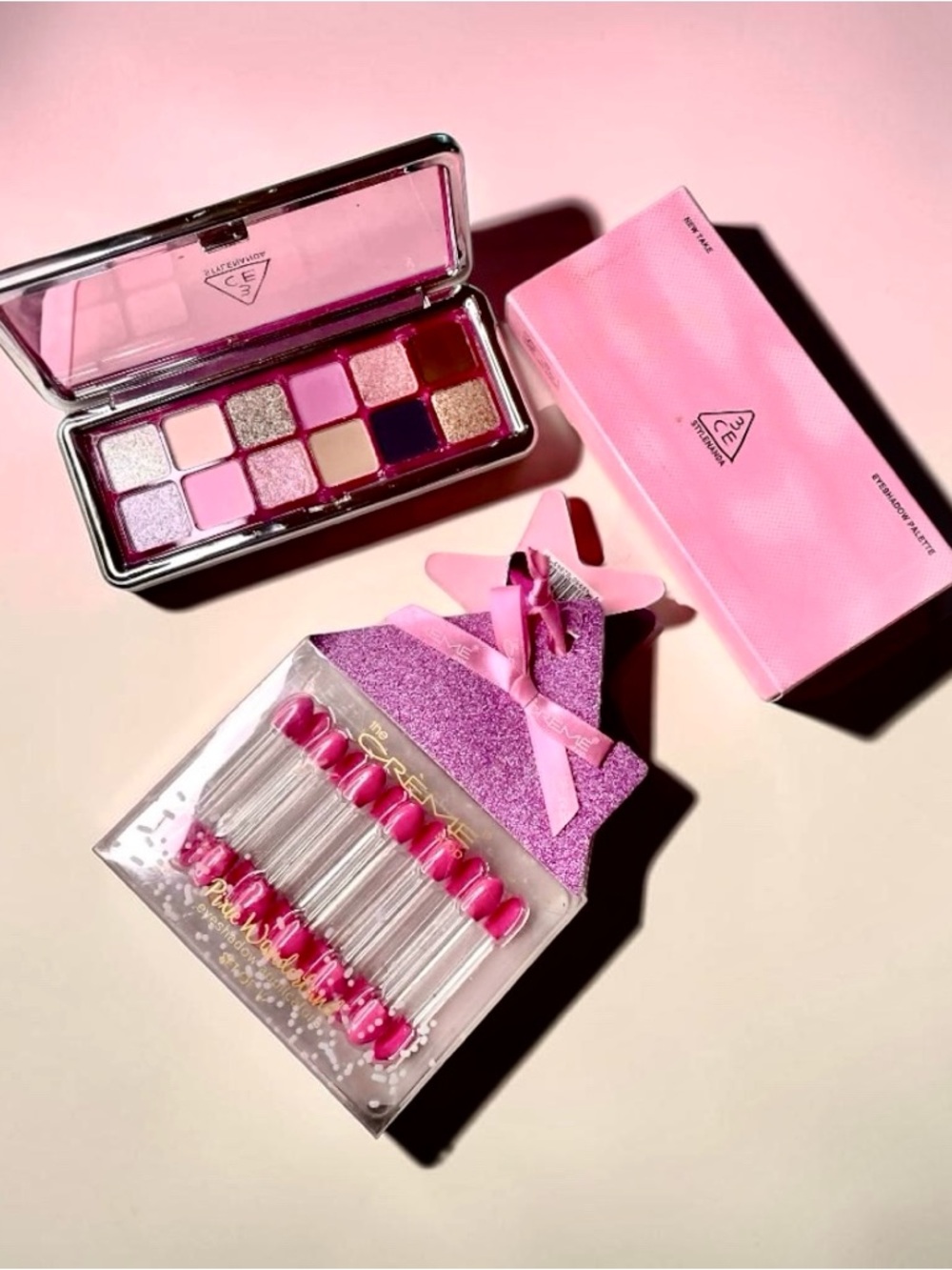 3CE Eyeshadow Palette New Take Edition 3 Types Creative Filter & Eyeshadow Wands